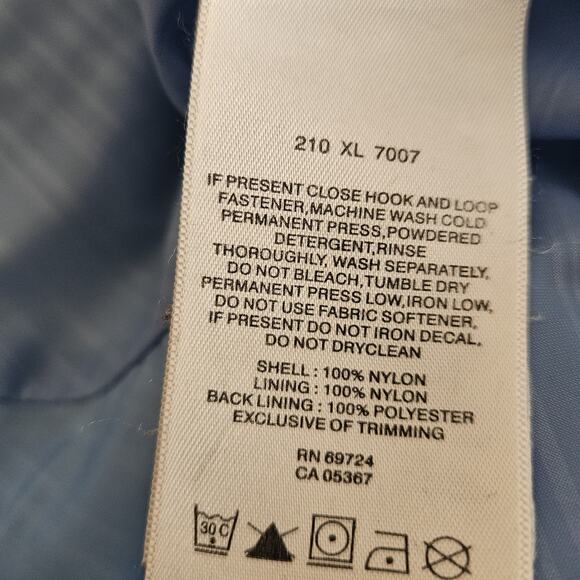 Columbia Blue Full Zip Jacket Size Small - Picture 4 of 5